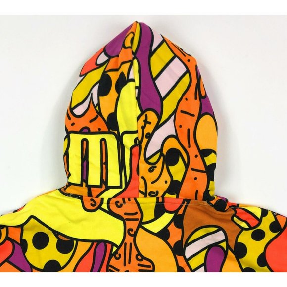 Puma x Romero Britto Art Series AOP Mens Small Yellow Pullover Hoodie Sweatshirt - Picture 11 of 12